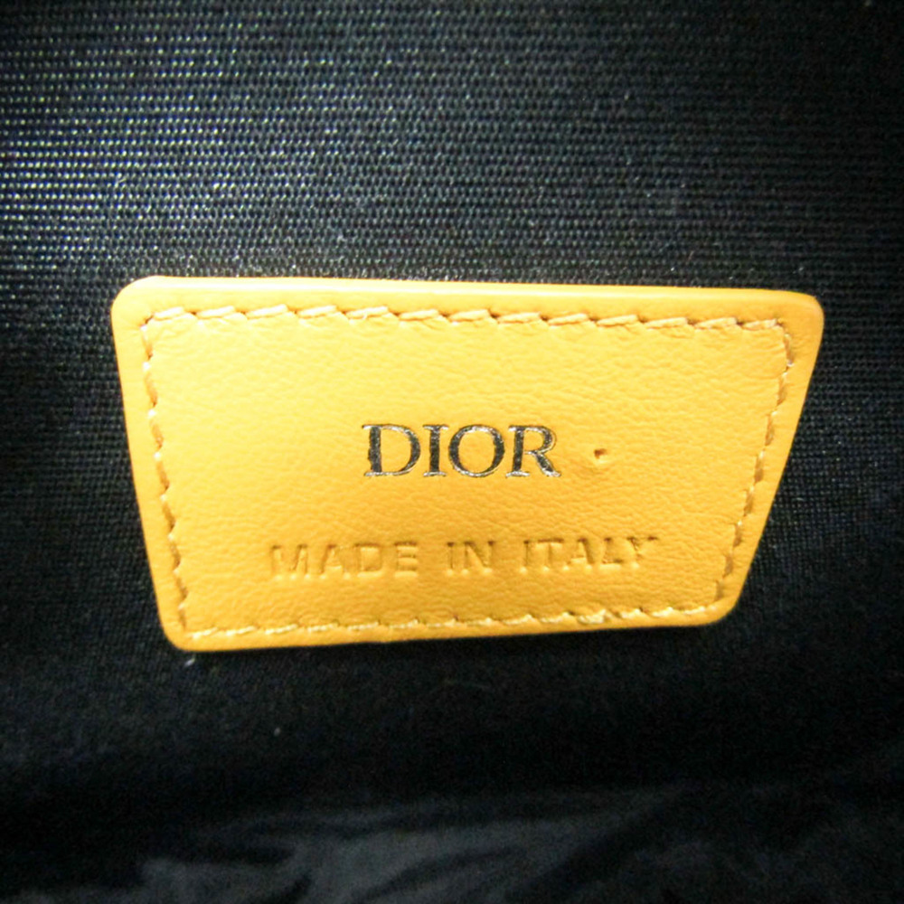 CHRISTIAN DIOR Yellow Leather Shoulder Bag - Picture 11 of 12